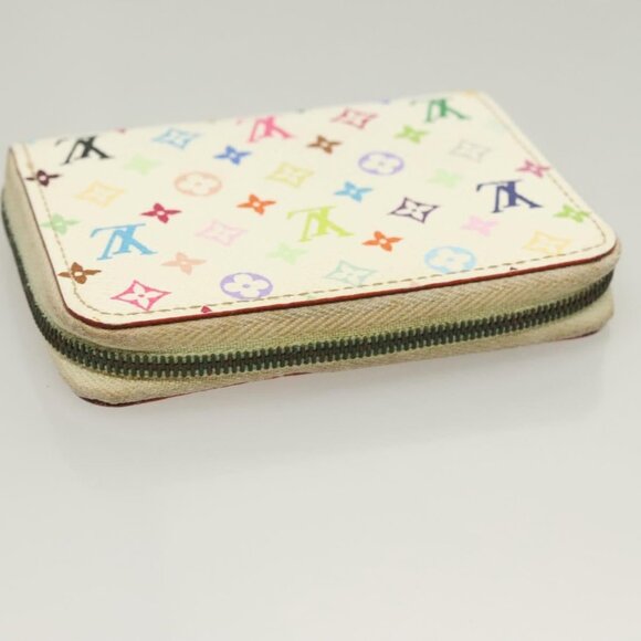 LOUIS VUITTON Monogram Multicolor Zippy Coin Purse White M93741 LV Auth BA3531 - Picture 7 of 16